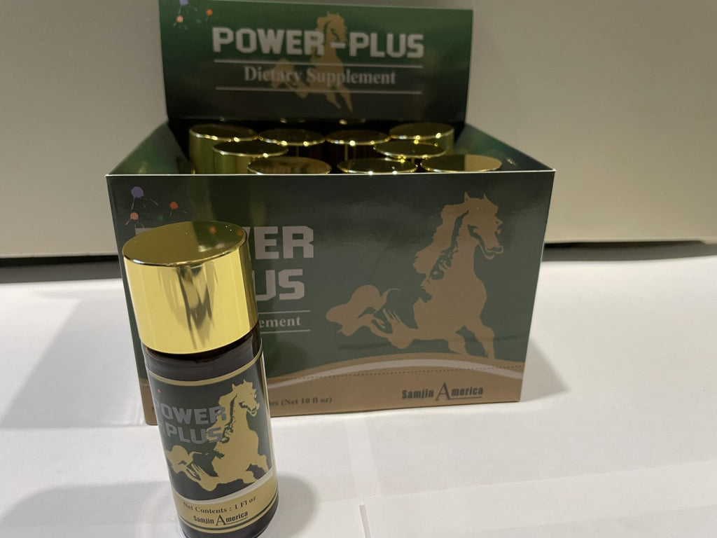 Skydia Power Plus - 10 Bottles Power-Plus Botanical Blend Liquid Supplement (1 FL OZ) Korean Ginseng Extract Ginseng Supplement Natural Men Tonic Ginseng Root Korean Red Ginseng Drops - TrustMedUSA