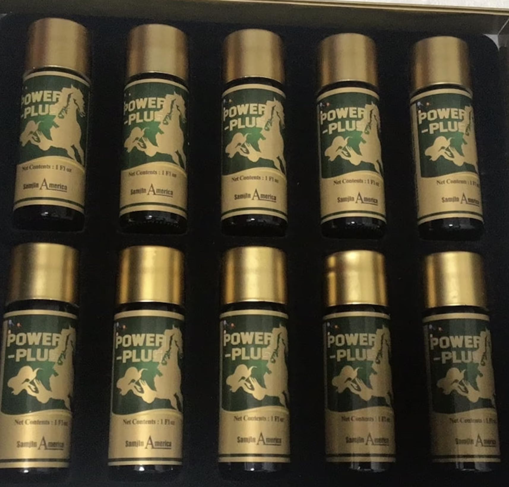 Skydia Power Plus - 10 Bottles Power-Plus Botanical Blend Liquid Supplement (1 FL OZ) Korean Ginseng Extract Ginseng Supplement Natural Men Tonic Ginseng Root Korean Red Ginseng Drops - TrustMedUSA