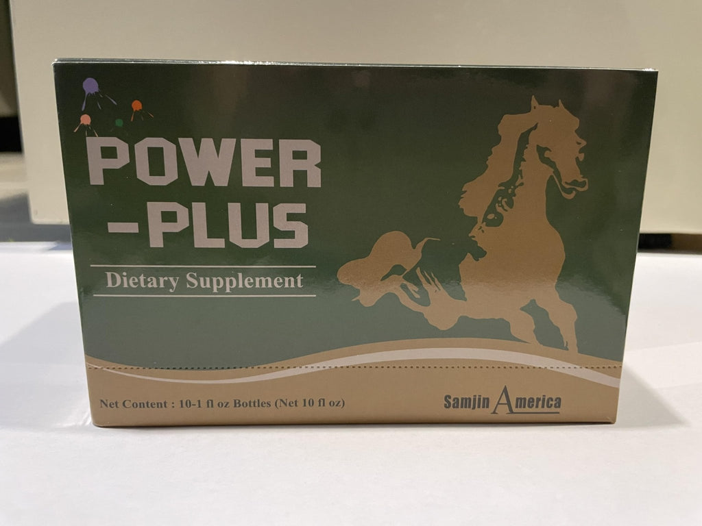 Skydia Power Plus - 10 Bottles Power-Plus Botanical Blend Liquid Supplement (1 FL OZ) Korean Ginseng Extract Ginseng Supplement Natural Men Tonic Ginseng Root Korean Red Ginseng Drops - TrustMedUSA