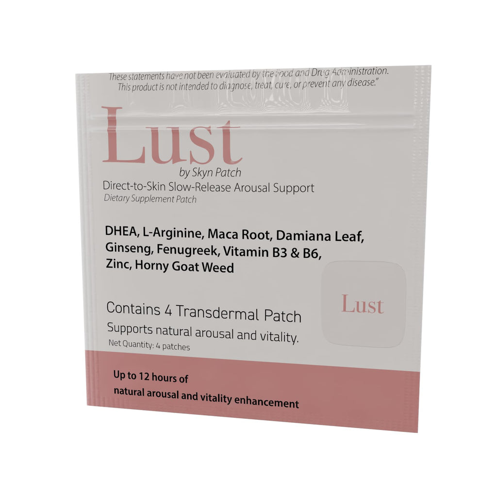 Skyn Patch Lust Botanical Daily Transdermal Patch | Plant Botanical & Vitamin Supplement for Adult Lifestyle Wellness - TrustMedUSA