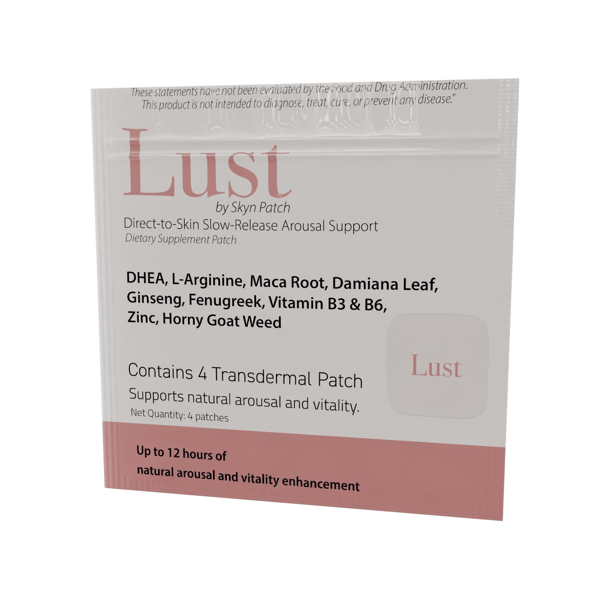 Skyn Patch Lust Botanical Daily Transdermal Patch | Plant Botanical & Vitamin Supplement for Adult Lifestyle Wellness - TrustMedUSA
