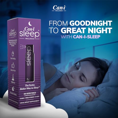 Sleep Fast & Longer - Oral Absorbtion Spray Can I Sleep Natural Sleep Aid with Melatonin - TrustMedUSA