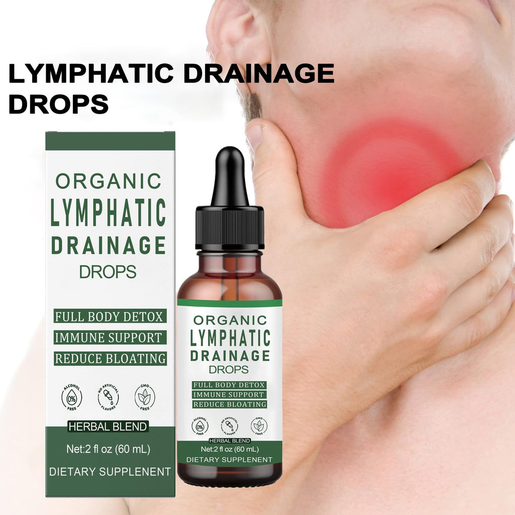 Slifthistle Lymphatic Drainage Drops, Lymphatic Support Liquid Drops, with Herbal Ingedients, Reduce Bloating, Full Body Detox & Cleanse, Promote Circulation, Vegan, Non-GMO (60ml) (1) - Maple Wellness Supplements
