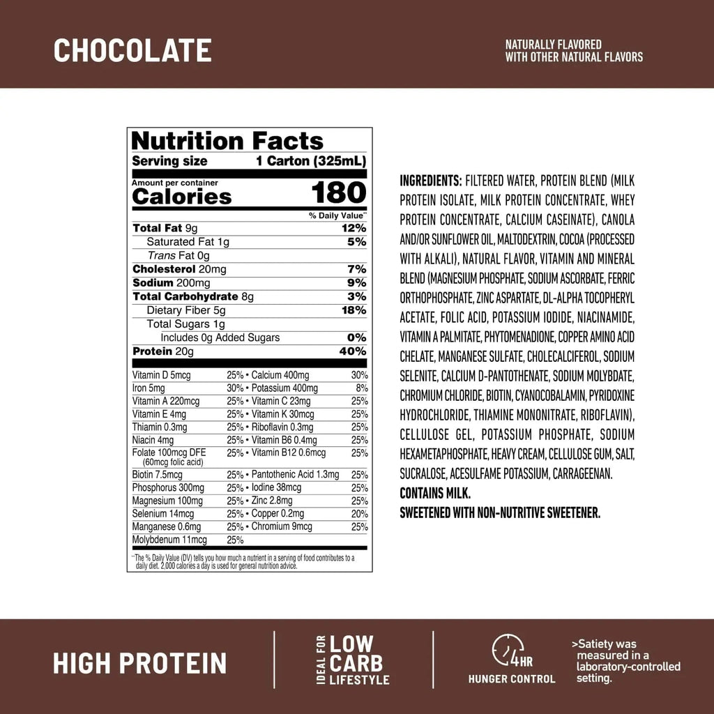 SlimFast High Protein Chocolate Bundle- 12 Count of Chocolate High Protein Meal - TrustMedUSA
