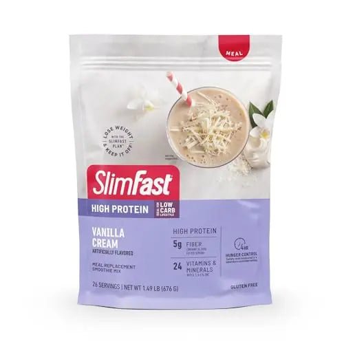 SlimFast High Protein Meal Replacement Powder, 26 Servings, Advanced Nutrition - TrustMedUSA