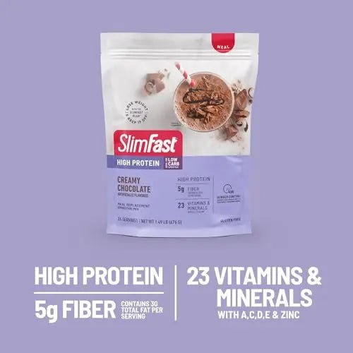 SlimFast High Protein Meal Replacement Powder, 26 Servings, Advanced Nutrition - TrustMedUSA