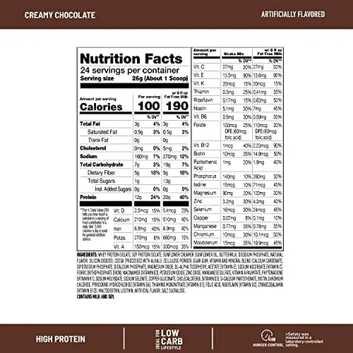 SlimFast High Protein Meal Replacement Shake Powder, 12 Servings (Pack of 2) , Advanced - TrustMedUSA