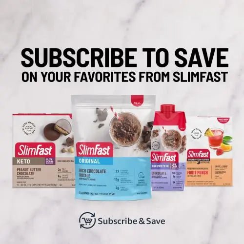 SlimFast Meal Replacement Smoothie Mix, 24 Servings, High Protein, Vanilla Cream, 20g - TrustMedUSA
