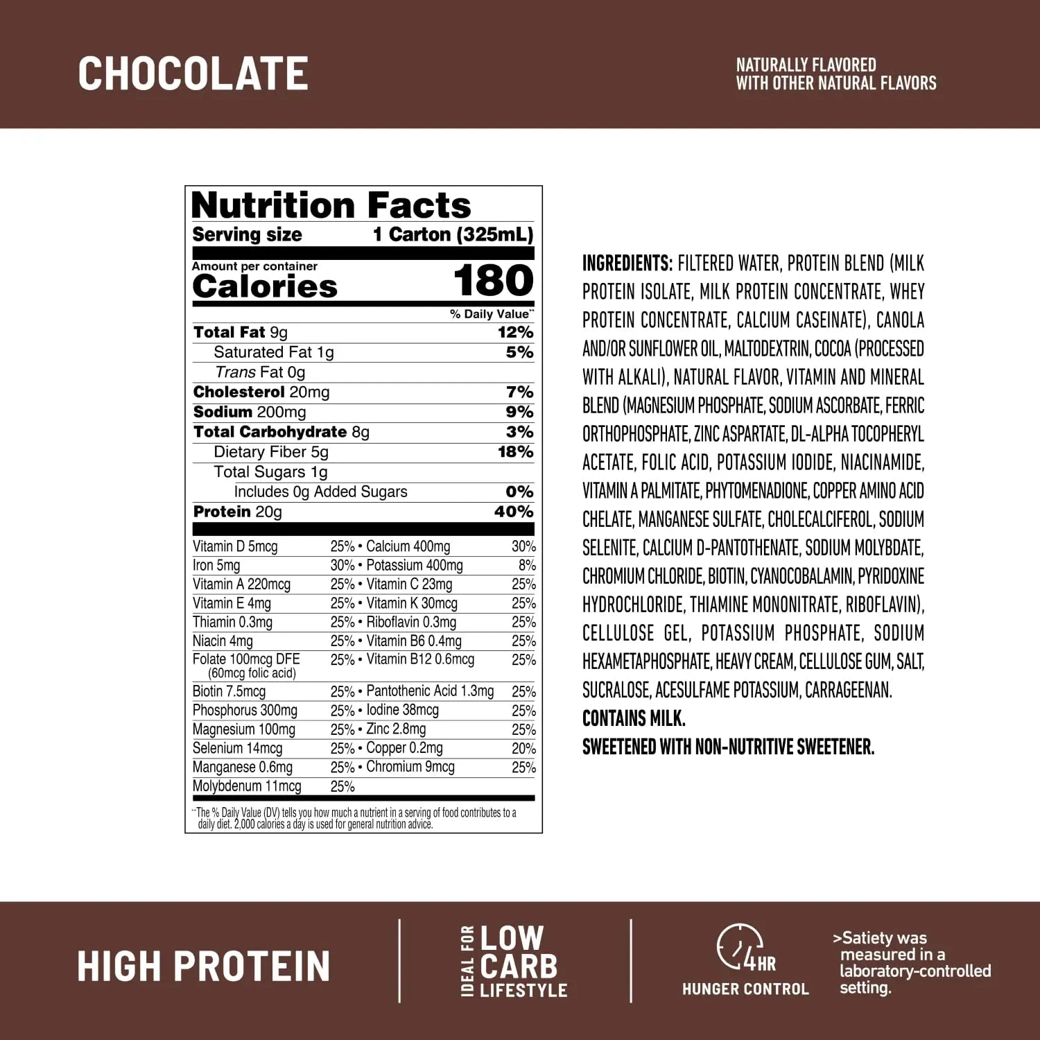 SlimFast Protein Shake, Chocolate- 20g Protein, Meal Replacement Shake Ready to Drink - TrustMedUSA