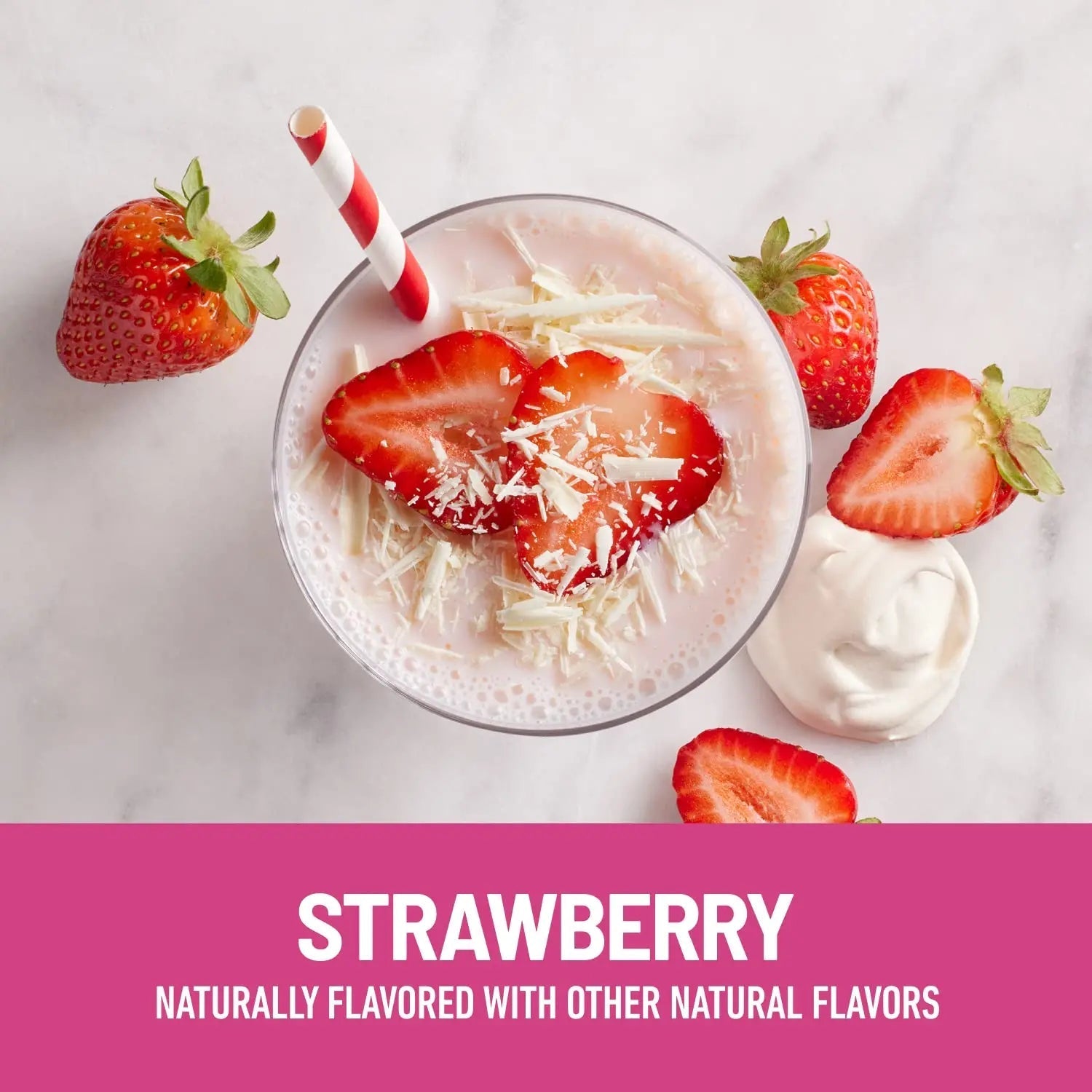 SlimFast Protein Shake, Strawberry- 20g Protein, Meal Replacement Shake Ready to Drink - TrustMedUSA