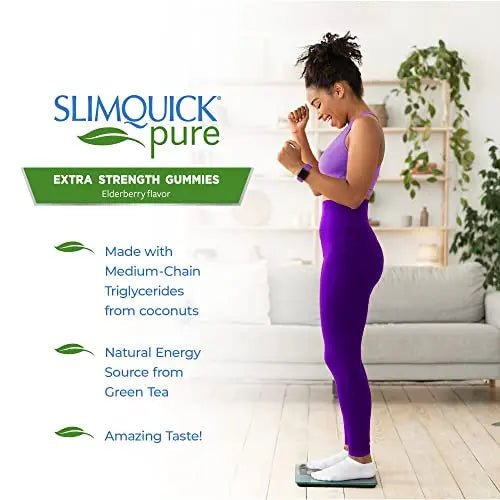 SlimQuick Pure 3X Extra Strength Gummies for Women Helps Achieve - TrustMedUSA