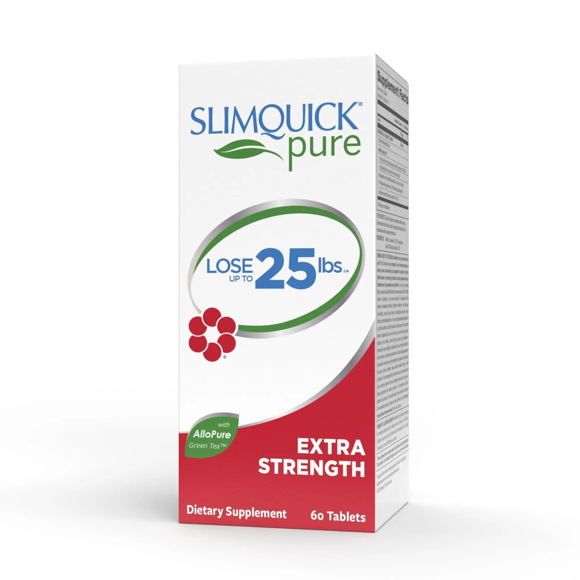 Slimquick Pure 3x Extra Strength Pill for Women, Helps Achieve Weight Goals, Helps Metabolism, Lose Excess Water, Keeps Full for Longer with Green Tea Extract - TrustMedUSA