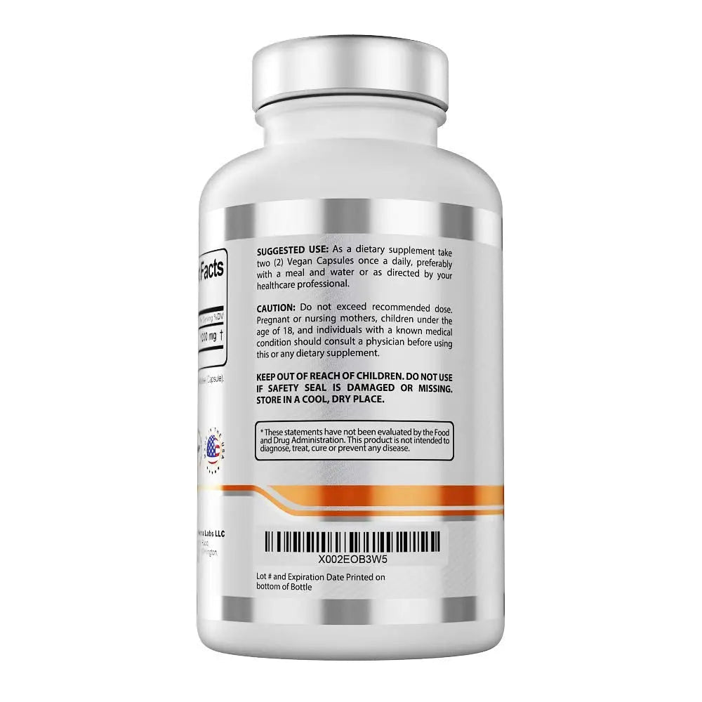 Smart Nutra Labs Premium Berberine HCL 1200mg- 180 Vegan Capsules, 100% Pure - TrustMedUSA