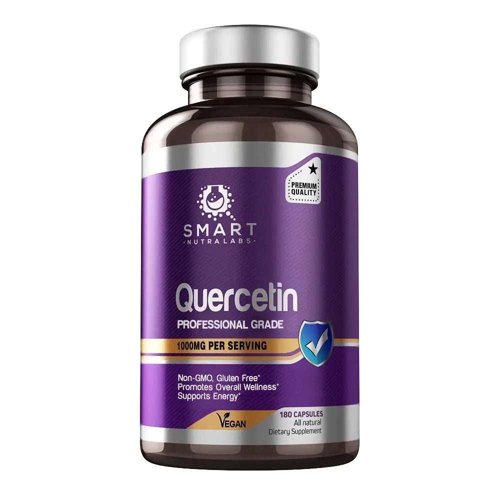 SMART NUTRA LABS Quercetin 1000mg- 180 Vegan Capsules - TrustMedUSA