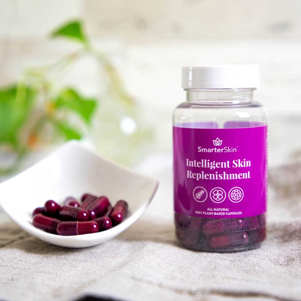 Smarter Skin, Nourishing Skin Health Within, Triple Combination of Polypodium Leucotomos Extract, FloraGLO, Verbasnol, 60 Vegan Capsules - TrustMedUSA