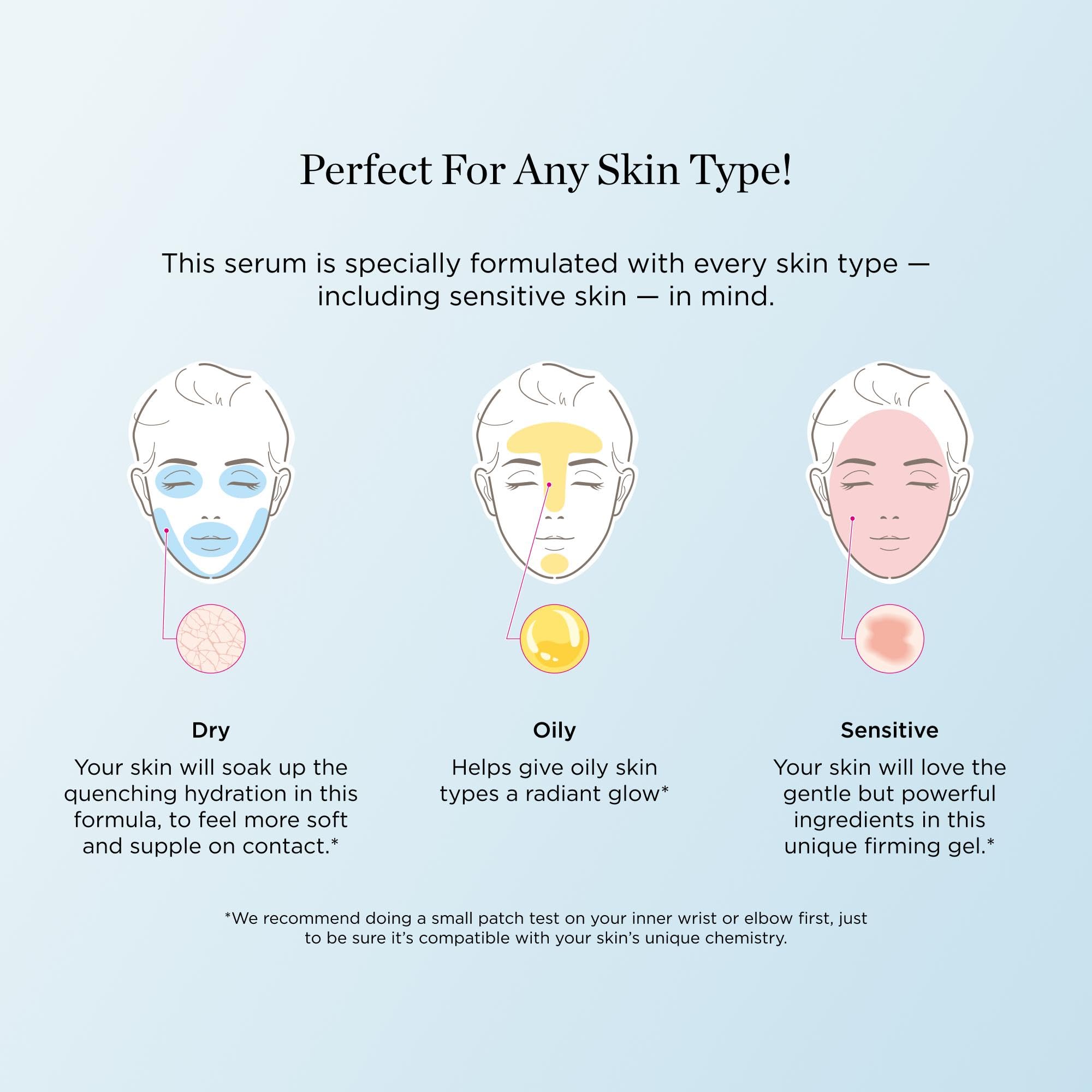 Smooth + Firm Copper Peptide Concentrate Serum for Aging Skin, Plumping Niacinamide for Tightening & Brightening, Helps Improve Elasticity, Hyperpigmentation & Dark Spots, Water Based, 1.18 Fl Oz - Maple Wellness Supplements