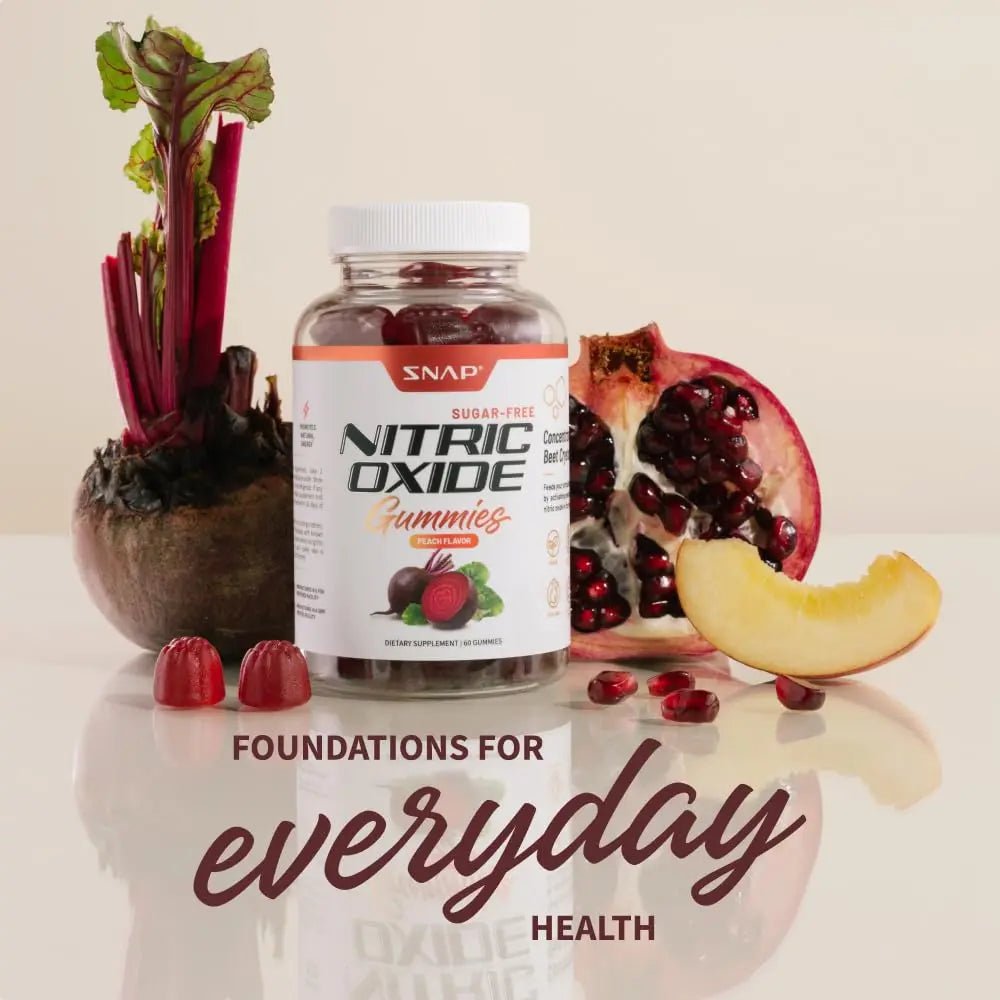 Snap Supplements Nitric Oxide Beet Root Gummies - Support Healthy Blood Circulation - TrustMedUSA