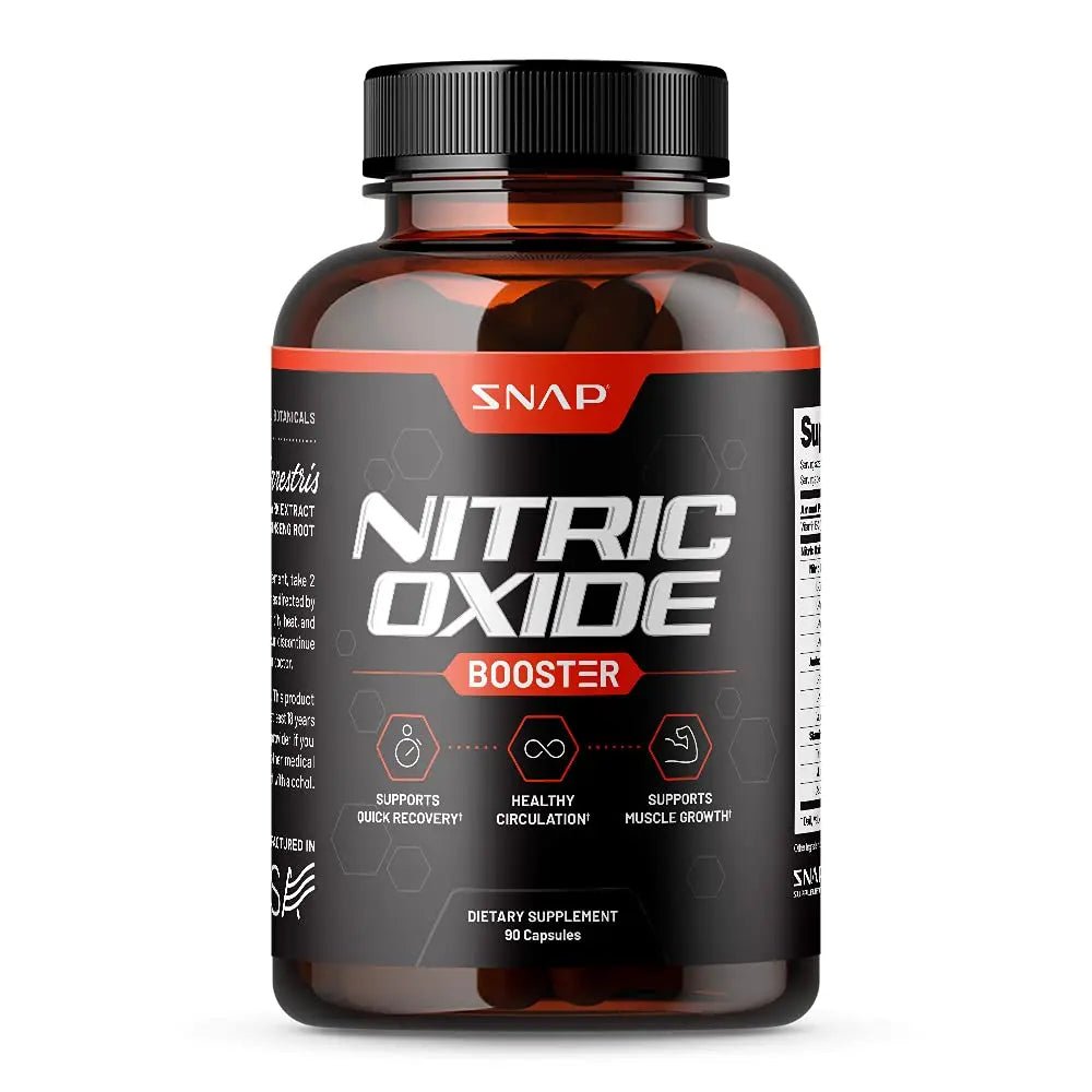 Snap Supplements Nitric Oxide Booster, Nitric Oxide Supplement for Blood Circulation - TrustMedUSA