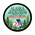 Snowy Summit Alaska Rainforest 2X Salve - Salve for Dry Skin & Joint Relief - Natural Super Salve for Soothing Skin with Gentle Aroma - Body & Hand Salve - Muscle Rub with Alaskan Devil’s Club Oil - TrustMedUSA