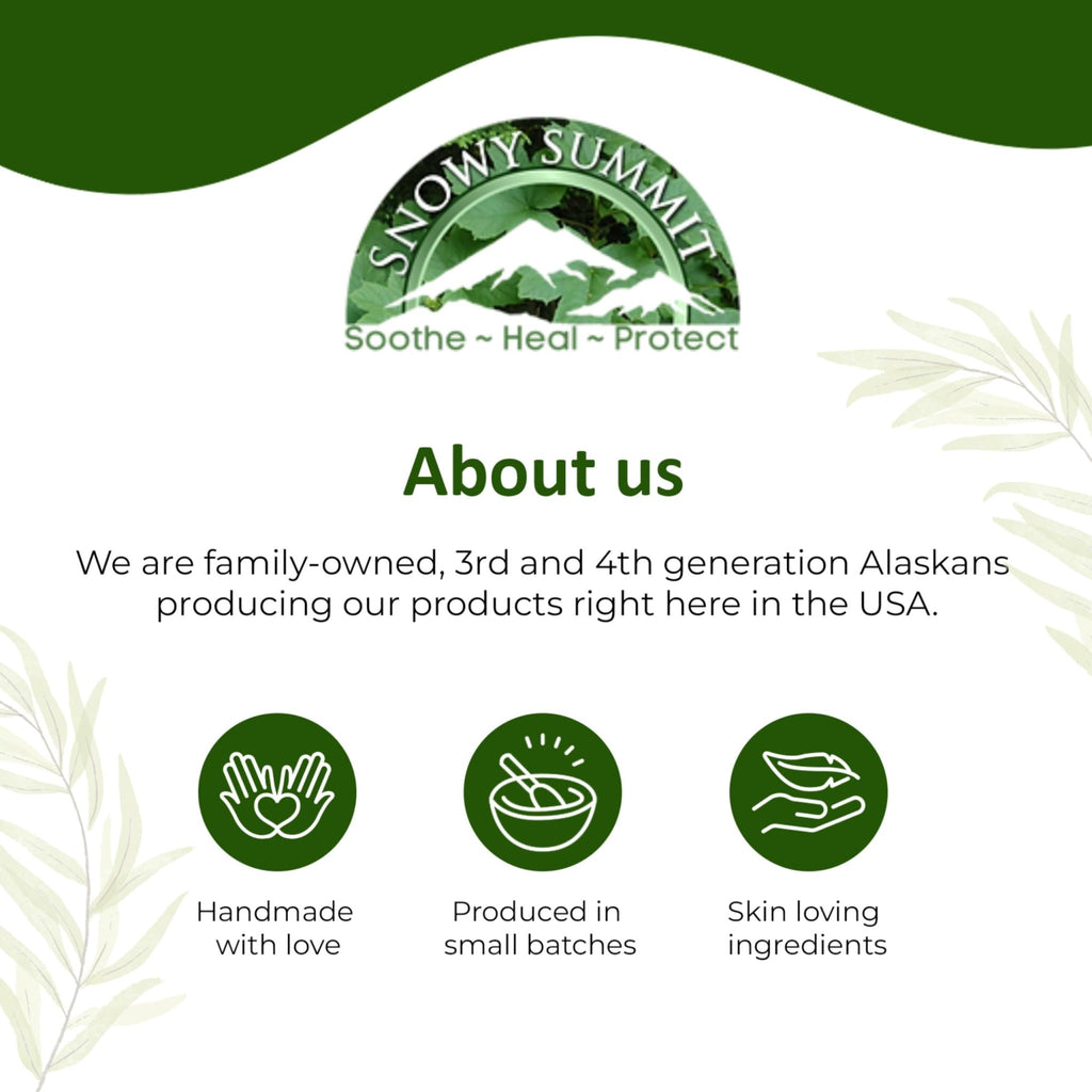 Snowy Summit Alaska Rainforest 2X Salve Stick - Salve for Dry Skin & Joint Relief - Natural Salve for Soothing Skin with Gentle Aroma - Body & Hand Salve - Muscle Rub Alaskan Devil’s Club Oil - TrustMedUSA