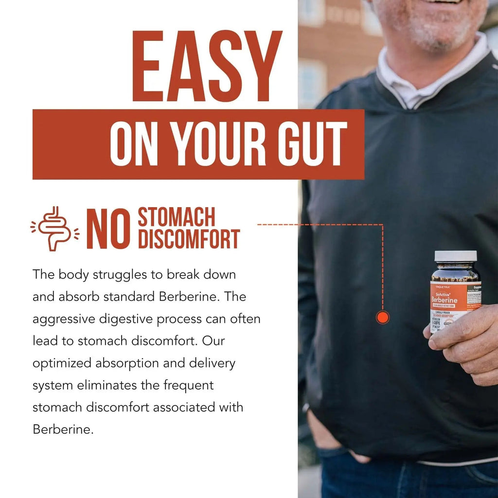 SoActive Berberine 550mg: 9.6X Higher Absorption, Clinically Proven Most Effective - TrustMedUSA