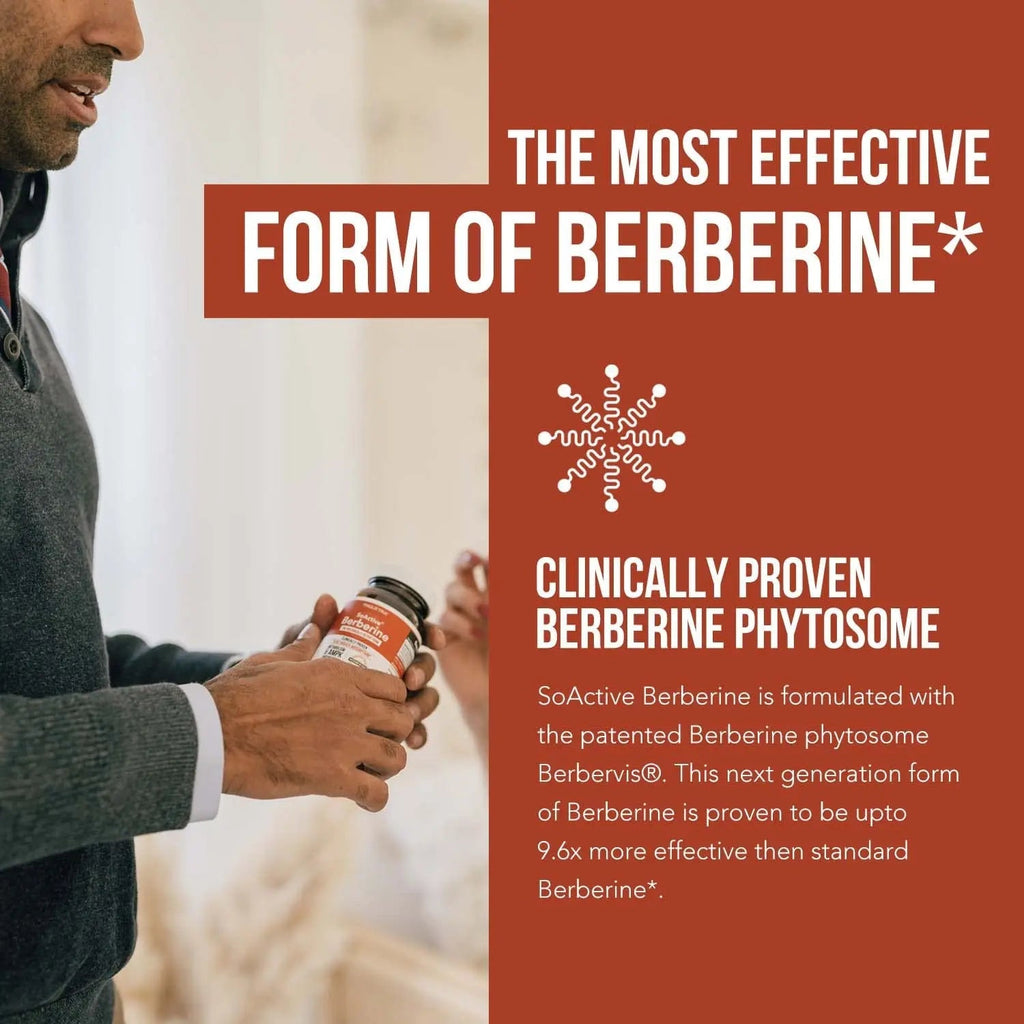 SoActive Berberine 550mg: 9.6X Higher Absorption, Clinically Proven Most Effective - TrustMedUSA