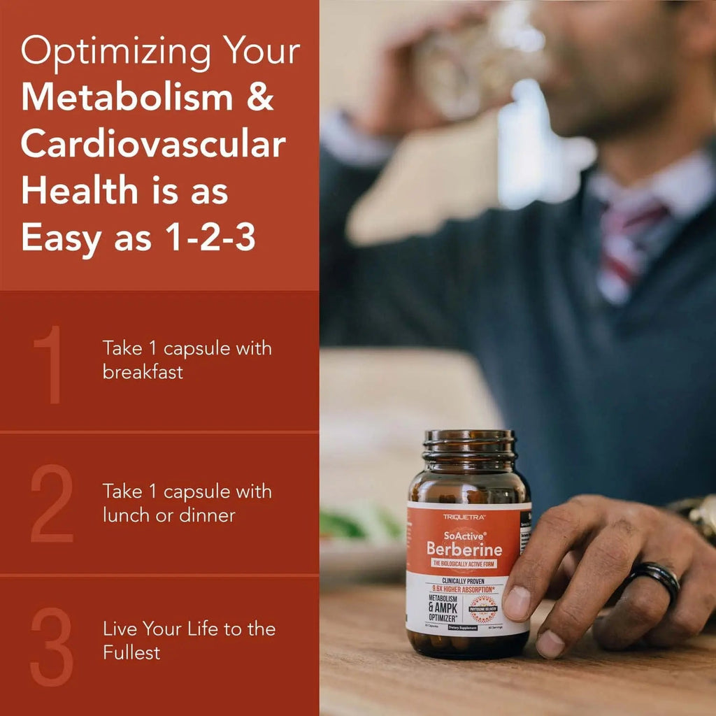 SoActive Berberine 550mg: 9.6X Higher Absorption, Clinically Proven Most Effective - TrustMedUSA