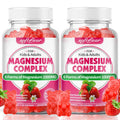 softbear Magnesium Complex Gummies for Women & Men & Kids, 8 in 1 Magnesium Complex Supplement 1000mg-Magnesium Glycinate,Citrate,Malate Supports Calm, Zzz, Muscle Cramp, Strawberry Flavor 120 Count - TrustMedUSA