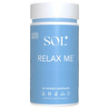 Sol Nutrition Relax Me - Natural Calming Relief for Stress, Tension, & Worry - 15x More Effective - Support Mood, Relax the Mind & Body - Supplements for Adults - Non-Drowsy - 60 Vegetarian Capsules - TrustMedUSA