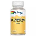 Solaray Betaine HCI With Pepsin 250 mg 60 capsules - TrustMedUSA