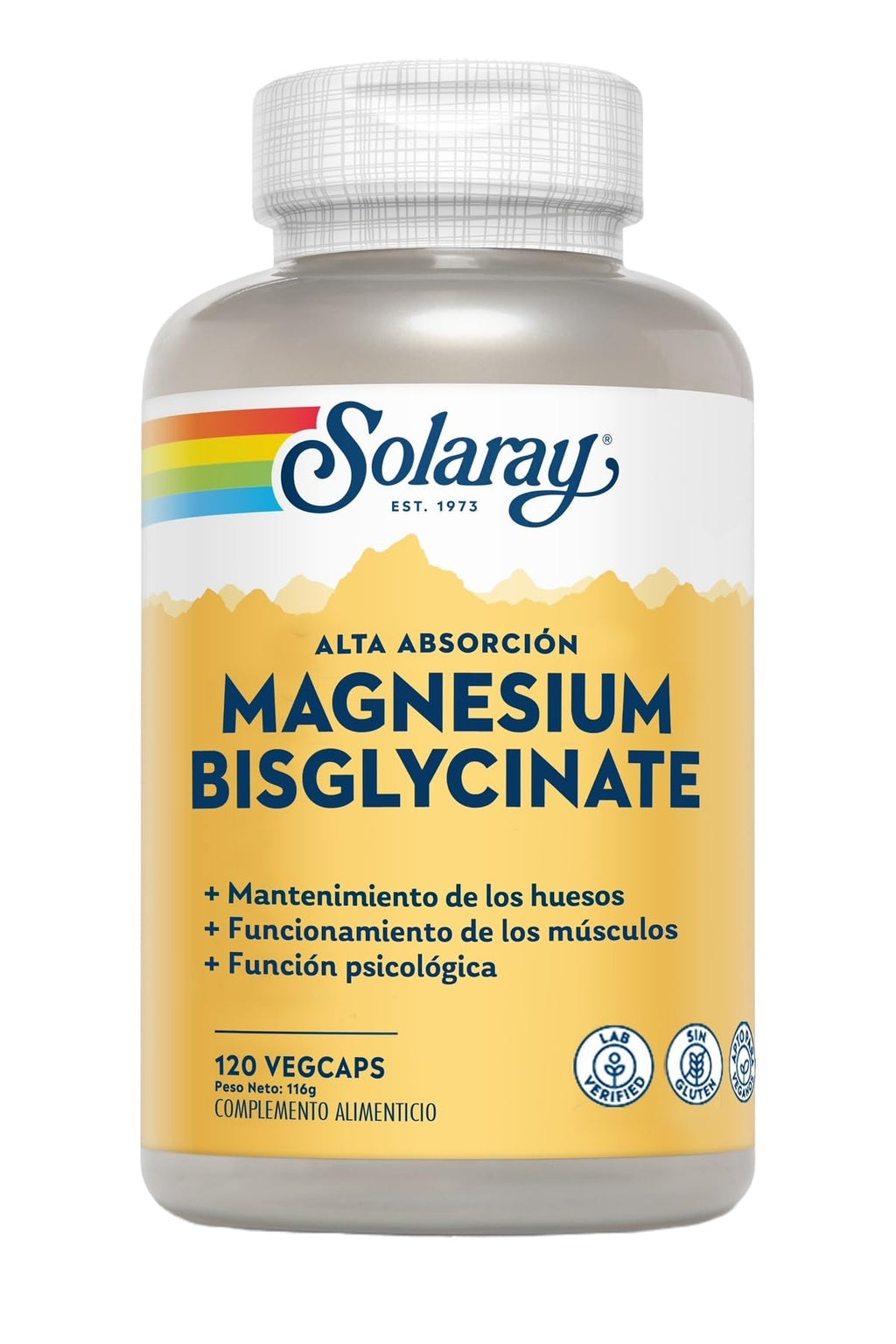 SOLARAY Magnesium Glycinate Capsules, Chelated Magnesium Bisglycinate w/BioPerine, Higher Absorption Magnesium Supplement - Bones, Muscles, - TrustMedUSA