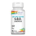 SOLARAY S.O.D. 2000 Plus - Superoxide Dismutase (SOD) and Catalase Antioxidant Supplement, Wellness Support - w/Green Tea Extract, Calcium, Rosemary, Grape Seed Extract, 60-Day Guarantee, 100 Servings - TrustMedUSA