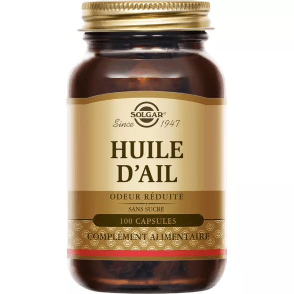 Solgar Garlic Oil Reduced Odour 100 capsules - TrustMedUSA