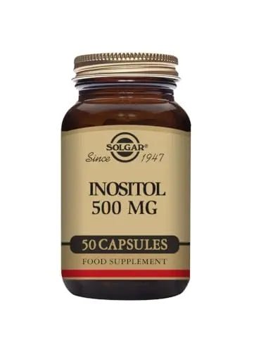 Solgar Inositol 500 mg Vegetable Capsules - Vitamin B8 - Vegan, Vegetarian, Kosher - TrustMedUSA
