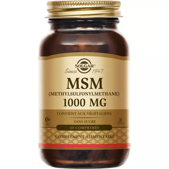 Solgar MSM 1000 mg 60 tablets - TrustMedUSA