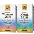 SOLGAR One a Day Women & Mens Bundle:Daily Women's Multi Whole Body Support, 60 Servings + Daily Men's Multivitamin Whole Body Support Supplement, 60 Servings - TrustMedUSA