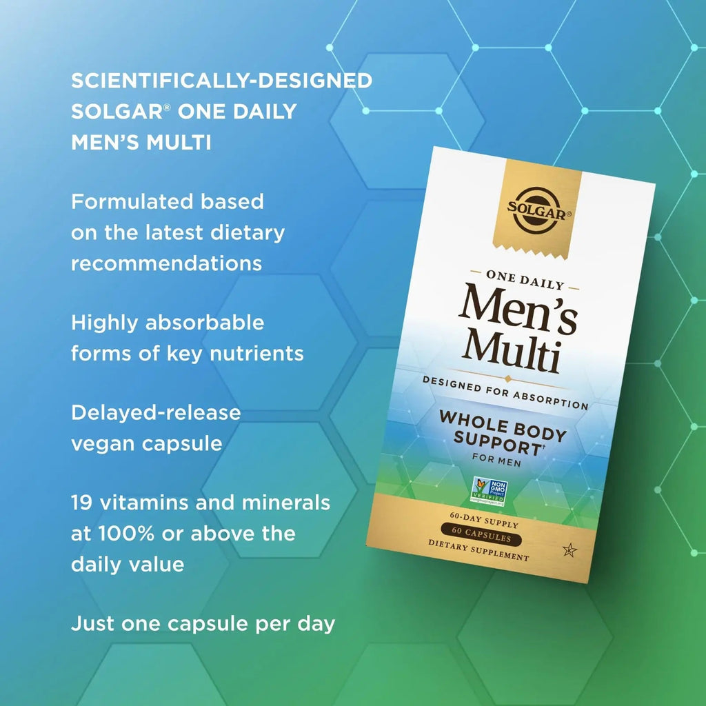 SOLGAR One a Day Women & Mens Bundle:Daily Women's Multi Whole Body Support, 60 Servings + Daily Men's Multivitamin Whole Body Support Supplement, 60 Servings - TrustMedUSA