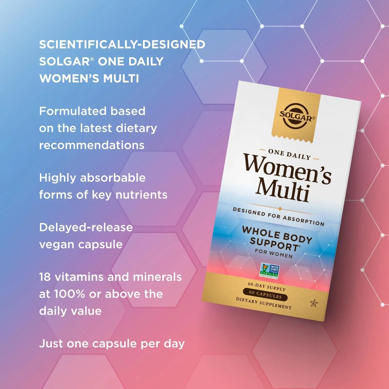 SOLGAR One a Day Women & Mens Bundle:Daily Women's Multi Whole Body Support, 60 Servings + Daily Men's Multivitamin Whole Body Support Supplement, 60 Servings - TrustMedUSA