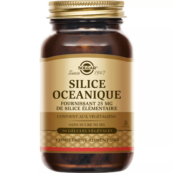 Solgar Silice Océanique 50 vegetarian capsules - TrustMedUSA