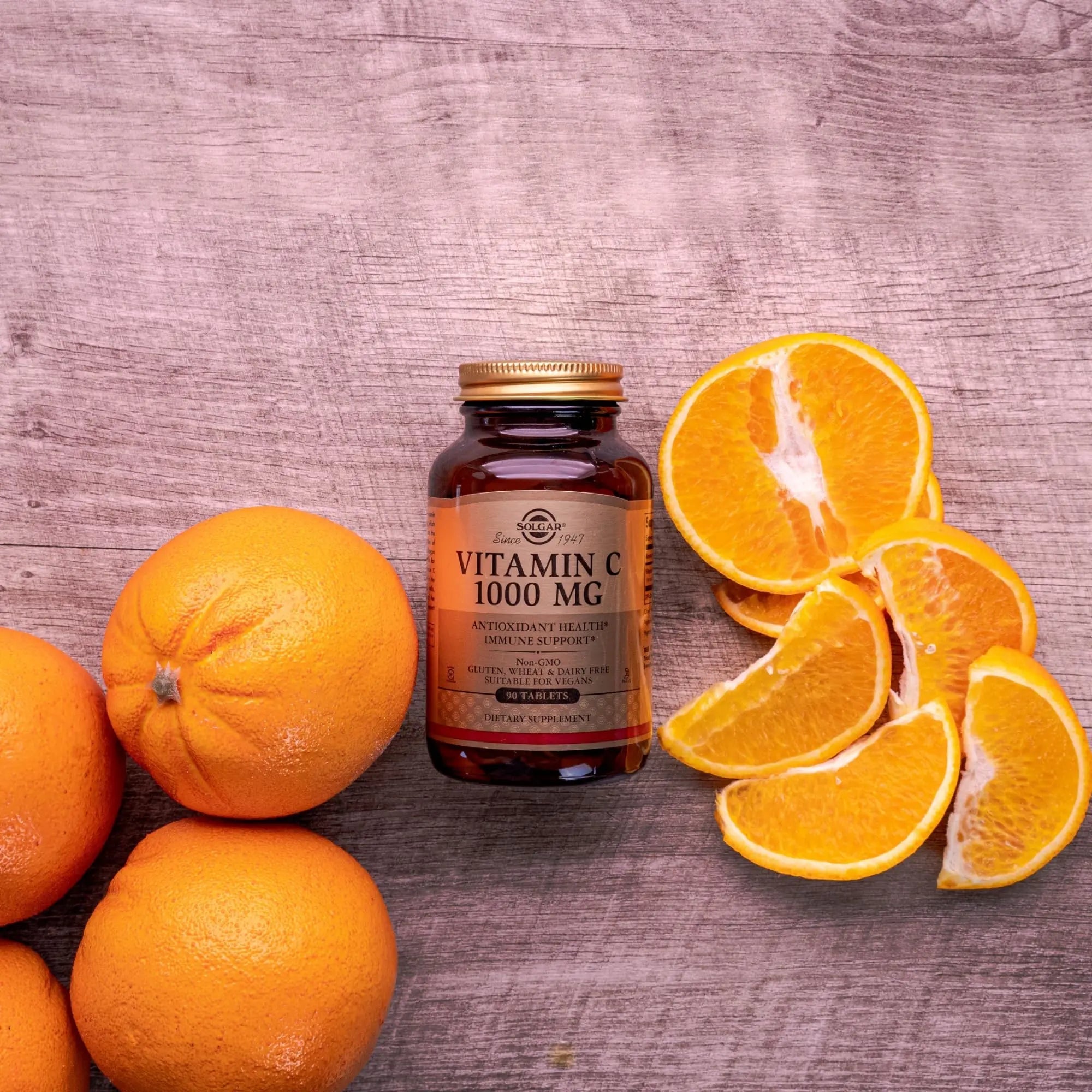 Solgar Vitamin C 1000mg - Healthy Immune System - Helps Fight Free Radicals - Vegan - TrustMedUSA