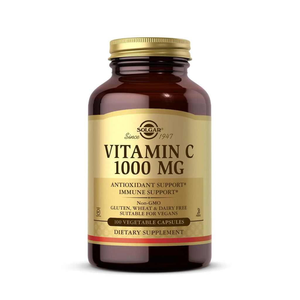 Solgar Vitamin C 1000mg - Healthy Immune System - Helps Fight Free Radicals - Vegan - TrustMedUSA