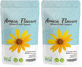 Solo Therapy Arnica Dried Whole Flowers 4 oz, Heterotheca Inuloides, Flores De Arnica Secas, Product from México, Packaged in The USA (Pack of 2) - TrustMedUSA