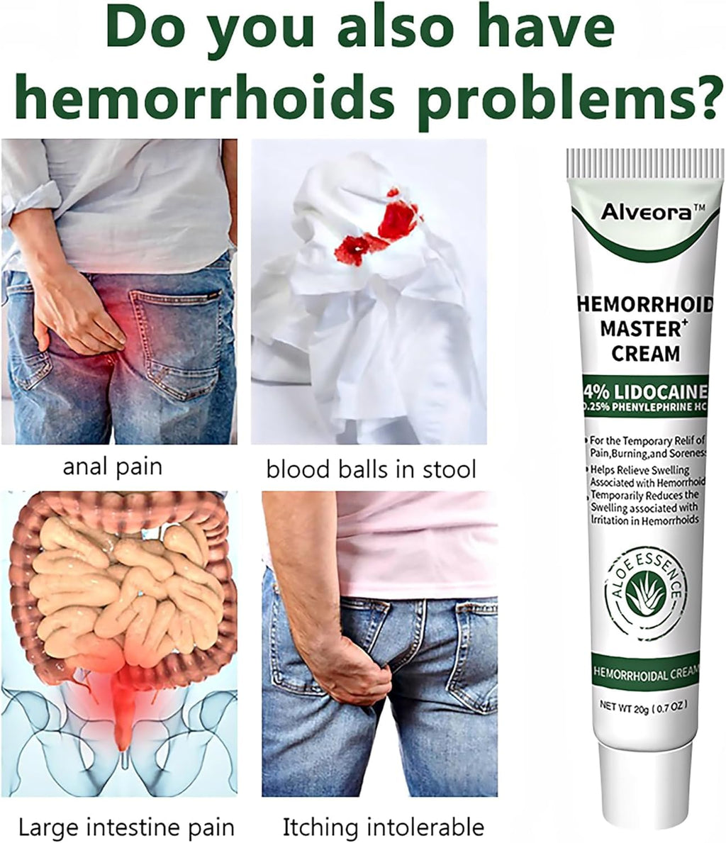 SOLUMIRA Perianal Care Cream, Hemorrhoid & Fissure Ointment with 4 Applicators, Relief Anal Pain, Itching, Swelling, Discomfort, Natural Herbs Fast Acting Ingredients - TrustMedUSA