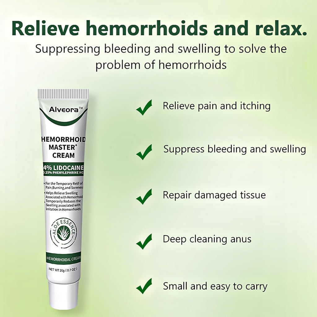 SOLUMIRA Perianal Care Cream, Hemorrhoid & Fissure Ointment with 4 Applicators, Relief Anal Pain, Itching, Swelling, Discomfort, Natural Herbs Fast Acting Ingredients - TrustMedUSA