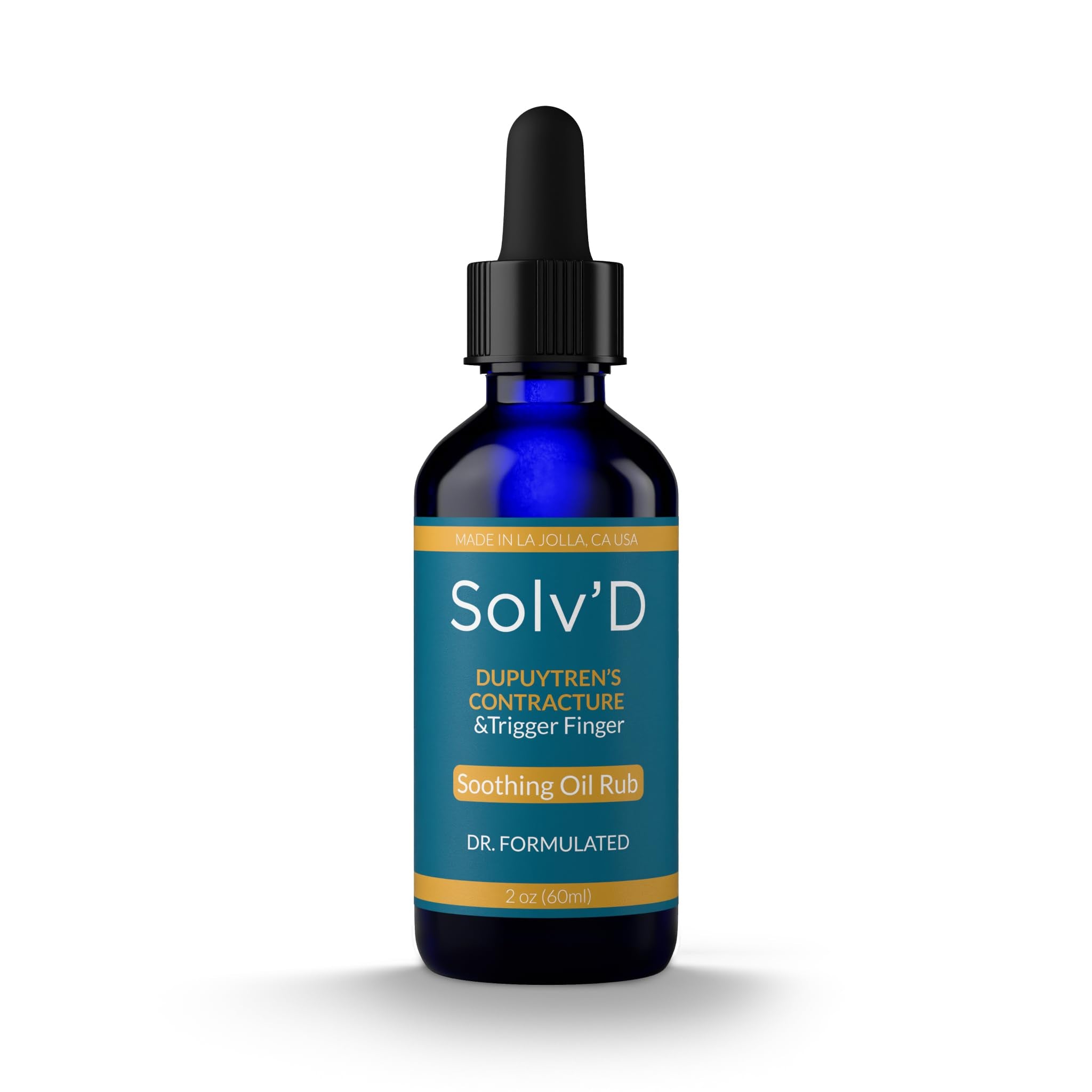 SOLV'D – Natural Relief for Dupuytren’s Contracture | A Powerful Blend of Mixed Tocopherols, Rose Hips, and DMSO, Reduces Scarring and restores Flexibility. Also for Gamer’s Thumb & Trigger Finger! - TrustMedUSA