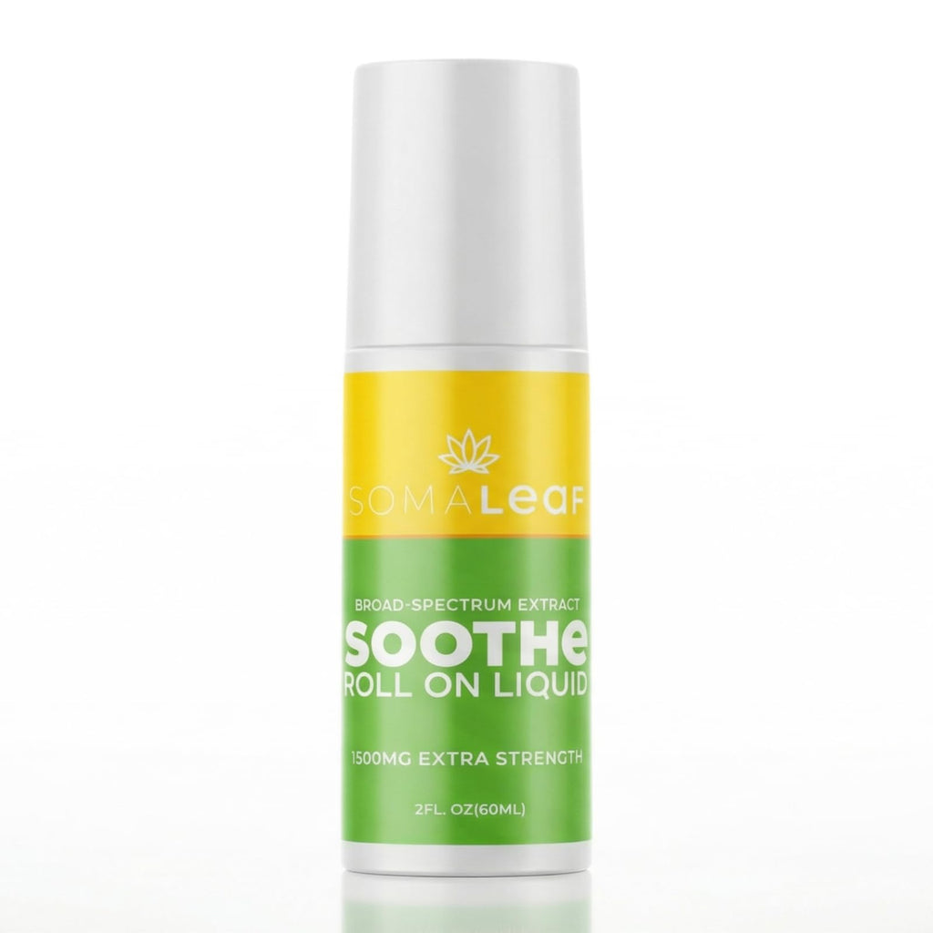 SomaLeaf Soothe Roll-On, 1500 MG, Extra Strength, Natural Comfort for Muscles, Hips, Joints, Neck, Back, Elbows, Fingers, Hands, and Knees - TrustMedUSA