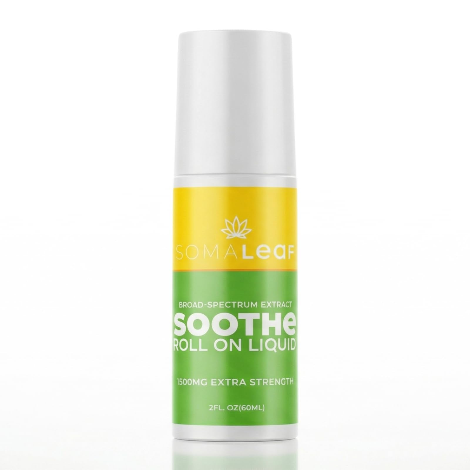 SomaLeaf Soothe Roll-On, 1500 MG, Extra Strength, Natural Comfort for Muscles, Hips, Joints, Neck, Back, Elbows, Fingers, Hands, and Knees - TrustMedUSA