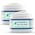 Sombra Warm Pain Relief Gel, Warm Relief for Arthritis and Chronic Pain Pre-Workout Muscle Rub Vegan Formula Free of Artificial Fragrances, Dyes, NSAIDs, Wax, Petroleum, Alcohol - 8oz (2 Pack) - TrustMedUSA