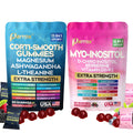 Soothe & Smooth Bundle Gummies - Cortisol & Myo-Inositol Supplement with D-Chiro Inositol, Berberine, Magenesium, Ashwagandha, L-Theanine, Vitamins D3+K2 & B12, Folate, Zinc Lion's Mane (150 Gummies) - TrustMedUSA