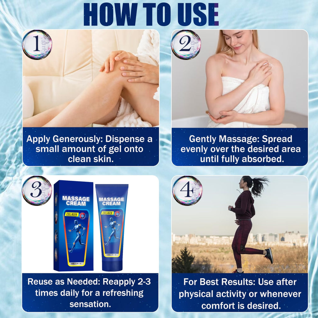 Soothing Cooling Gel for Muscle Tightness – Fast Absorbing Formula with Aloe Vera, Menthol & Tea Tree Oil | Sports & Daily Body Care Gel for Women & Men | Non-Greasy, Refreshing Feel (100ML/3.4oz) - TrustMedUSA